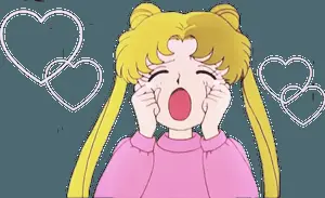 Sailor Moon Crying Hearts Background