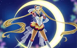Sailor Moon Crystal poses for a portrait
