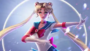 "Sailor Moon Wields the Power of the Moon" 