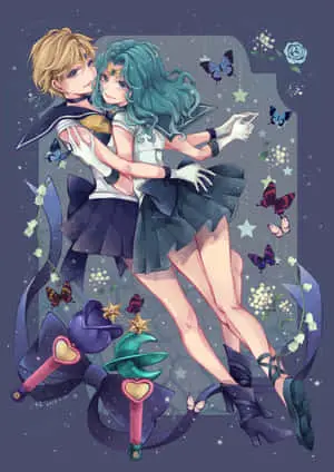  Caption: Mystic and powerful Sailor Neptune. 