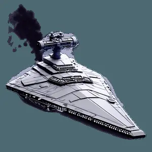 Star Destroyer Under Attack PNG jjf