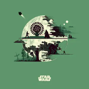 Star Wars Ipad Characters And Death Star