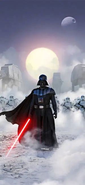 Vader With Troopers Star Wars 4k Iphone
