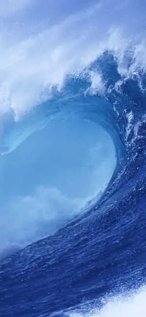 Great Wave Foaming Water iPhone