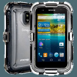 Waterproof Smartphone PNG aig