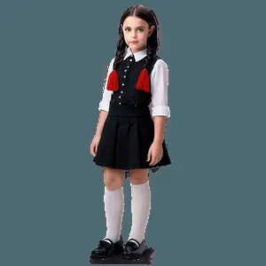 Wednesday Addams Iconic Outfit PNG 11