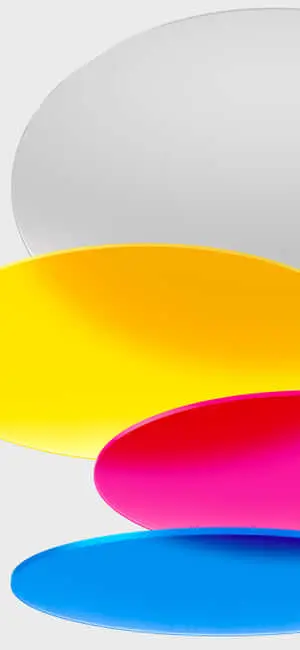 Yellow Blue Pink White Ipad